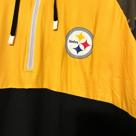NWT Zubaz Pittsburgh Steelers Color Block Camo Sleeves Hoodie sz XXL MSRP $84.99 - Picture 2 of 6